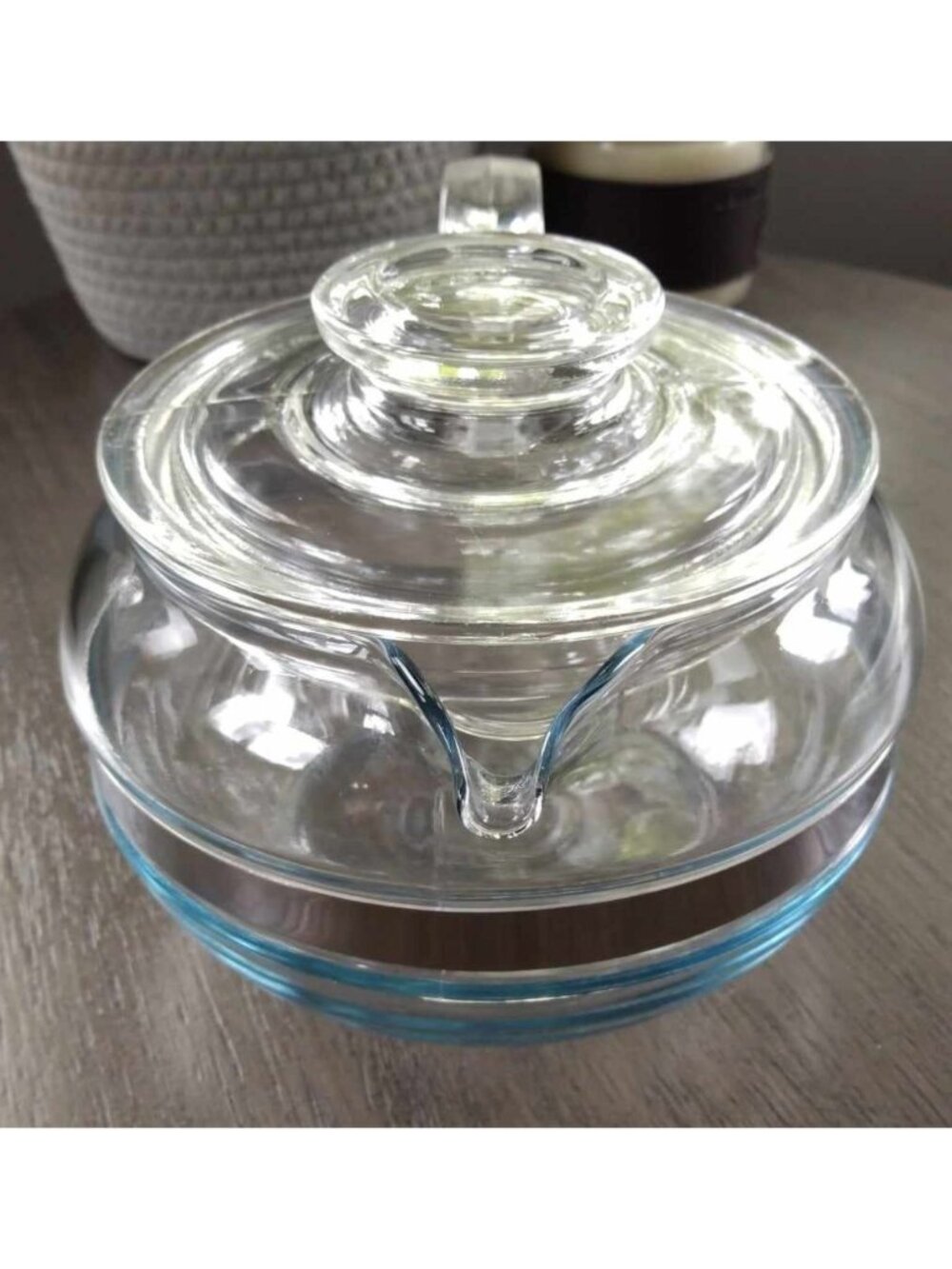 Vintage 6 Cup Glass Pyrex Teapot